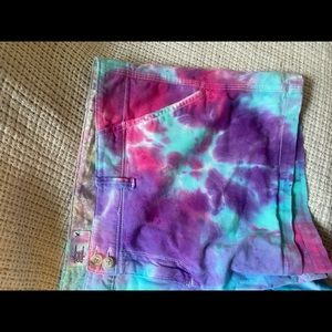 Hand dyed American eagle shorts